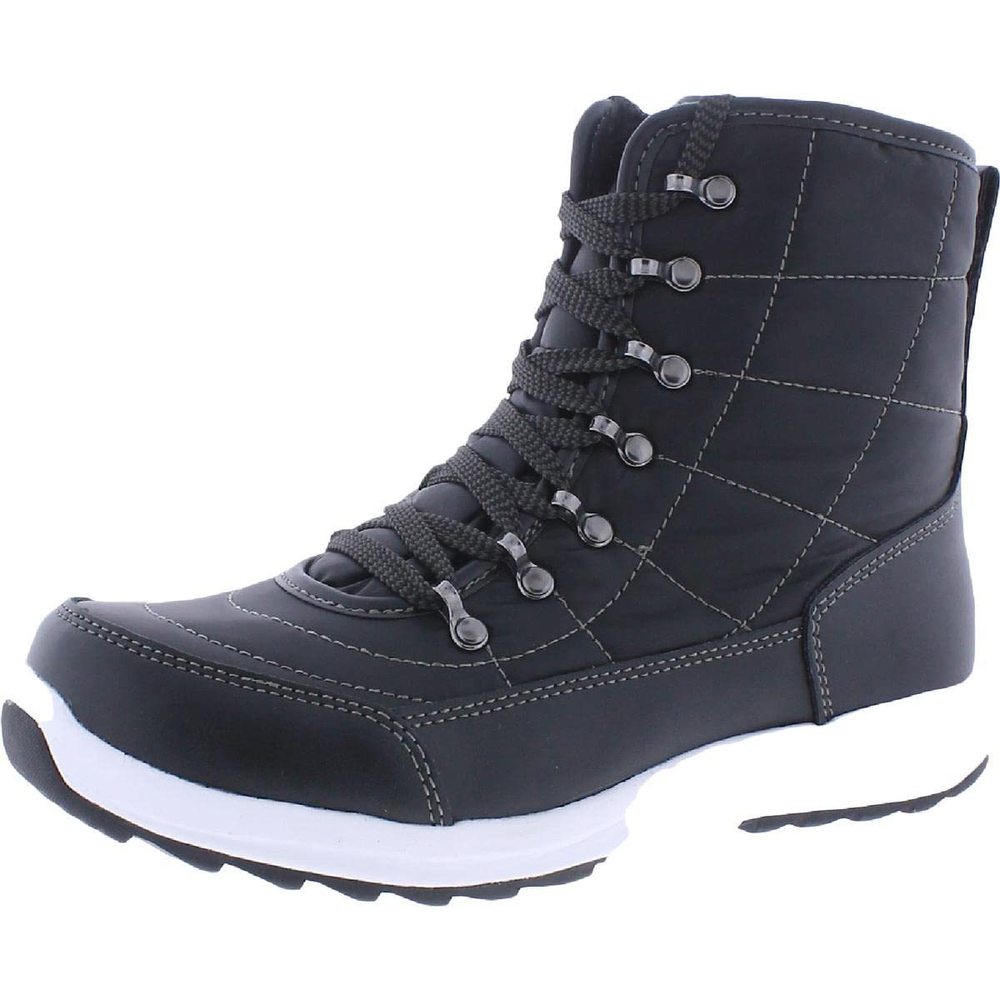 WEATHERPROOF WOMENS KATIE LIGHTWEIGHT ANKLE RAIN BOOTS BLACK 7 MEDIUM (B,M)